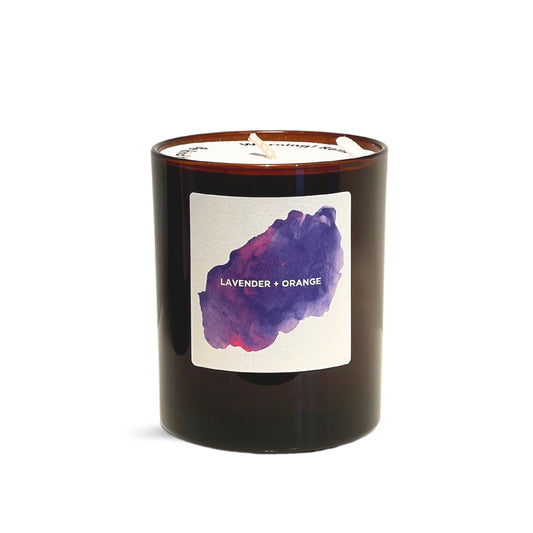 Lavender and Orange Aromatherapy Candle