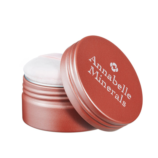 Reusable Jar With a Makeup Puff by Annabelle Minerals