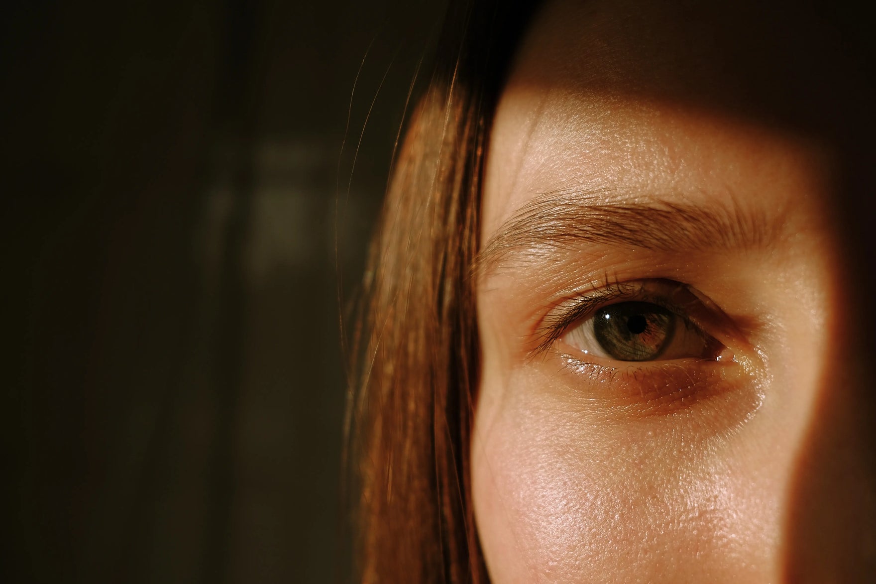 Close-up of a woman’s eye