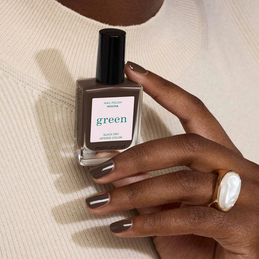 Green Nail Polish - Mocha
