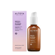 Alteya Luminous Rose Balancing Cleanser bottle and packaging on a white background
