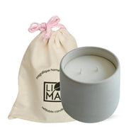 Blush Cherry Candle with a drawstring bag