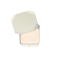 Uoga Uoga Luminous cream highlighter open metal compact on white background