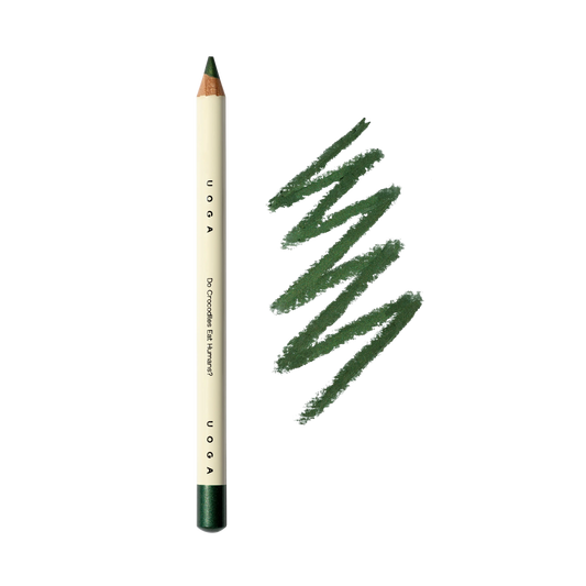 Uoga Uoga Do Crocodile Eat Humans eye pencil in emerald green with swatch