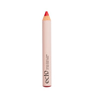 Eclo 3-in-1 lip pencil shade Rouge Kiss 002 on white background