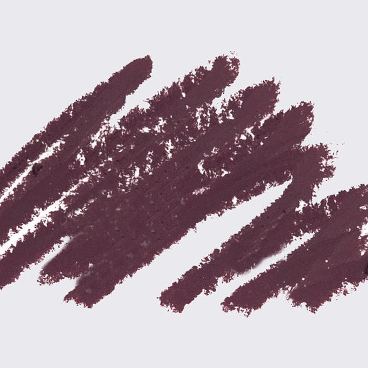 Eclo eyeliner pencil Prune Velours 004 dark purple swatch on light background