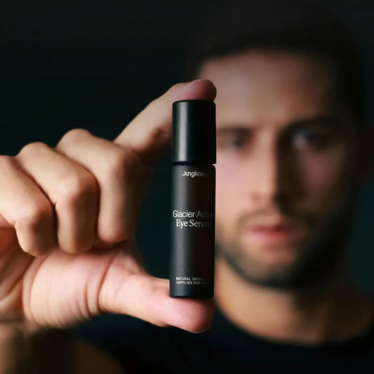 Glacier Active Eye Serum in Hands