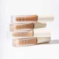 Uoga Uoga Invisible Hero concealer shade range in cream packaging