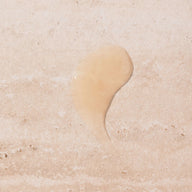 LAO CARE Light Curl Jelly texture swatch on a beige background
