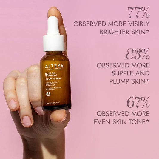 Luminious Rose Glow Serum Rose Oil + Vitamin C