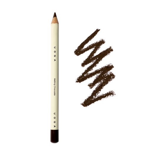 Uoga Uoga Melting Chocolate eye pencil in dark brown with swatch