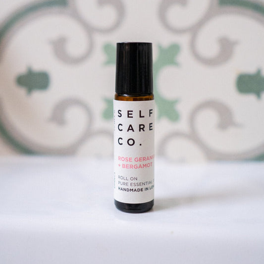 Aromatherapy Roller-Ball Floral - Rose Geranium + Bergamot by Self Care Co