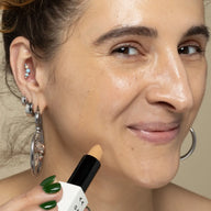 Uoga Uoga Special Agent concealer swatch in shade 004 on cheek 