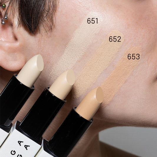 Uoga Uoga Special Agent concealer swatches shades 651 652 653 on skin tone