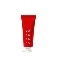 Uoga Uoga Sugarmatcha lip scrub in a metal red tube on a white background