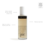 TEAM DR JOSEPH Purifying Cleansing Gel with ICEA Eco Bio Cosmetics certification, gently cleansing normal and blemish-prone skin without drying