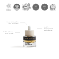 TEAM DR JOSEPH Supreme Lifting Eye Serum with COSMOS Organic certification by ICEA, for the eye contour, crow's feet and heavy-looking upper lids