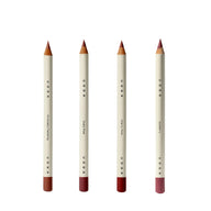 Uoga Uoga lip pencils with red tips on a white background