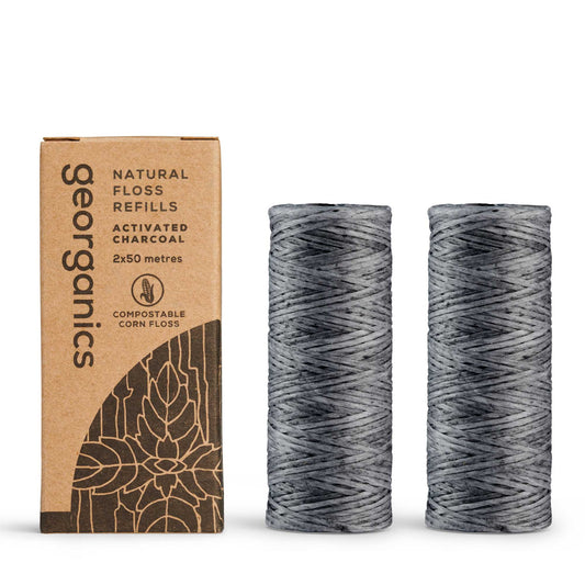 Dental Floss Refill - Activated Charcoal
