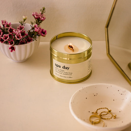 Spa Day botanical candle - small by Lima 