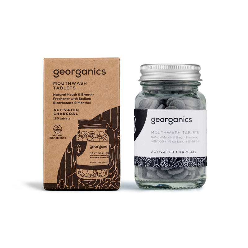 Mouthwash Tablets - Activated Charcoal by Georganics