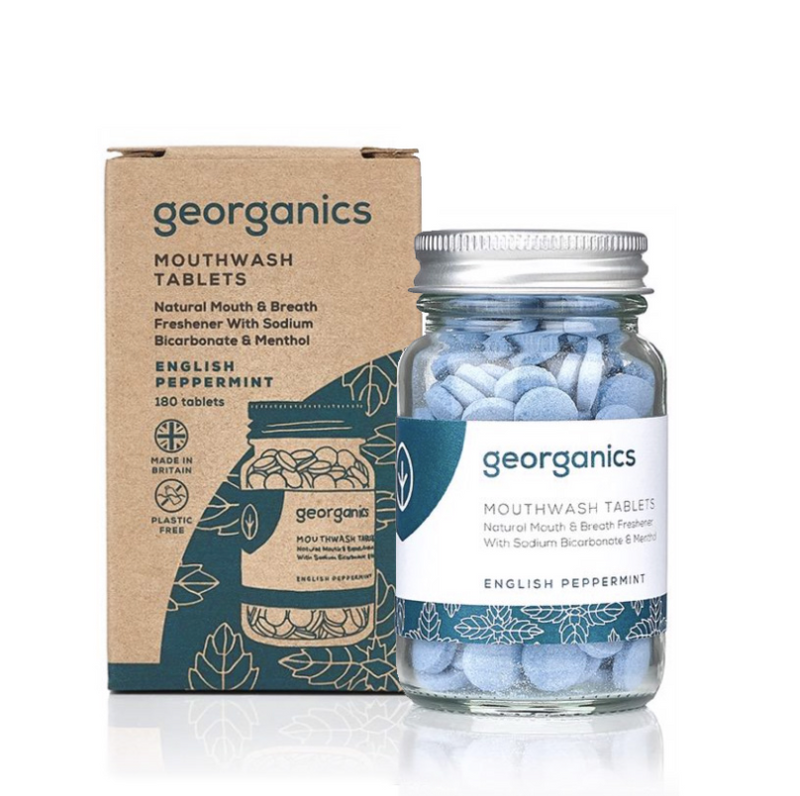 Mouthwash Tablets - English Peppermint by Georganics