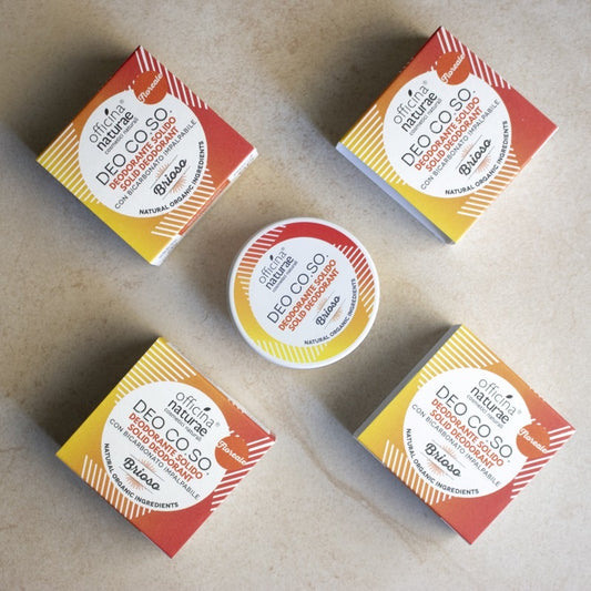 Deodorante Solido - 'Brioso' con Legno di Cedro e Fiori d'Arancio