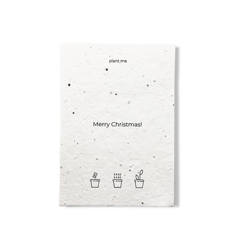 Seed Paper Card 'Merry Christmas!'